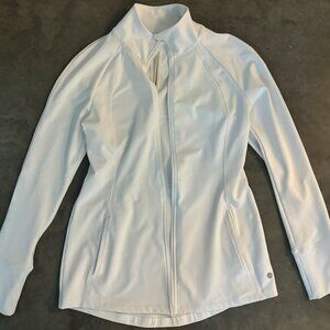 Apana Workout White Zip Up